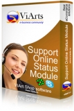 ViArts Support Online Status Module